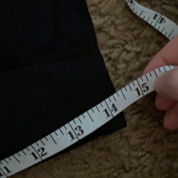 Loft Skinny Leg Cuffed Black Dress Pants Marisa 0T - Picture 9 of 10